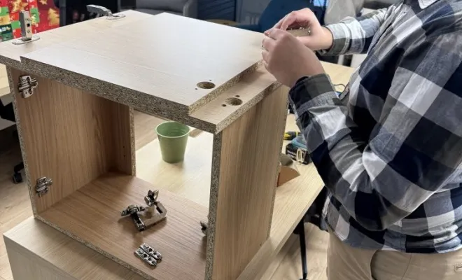 🚪Charnières Sensys Hettich : des portes prêtes à l’emploi dans TopSolid’Wood avec 🔵Biblidéo⚪, Roanne, Idéo Solutions